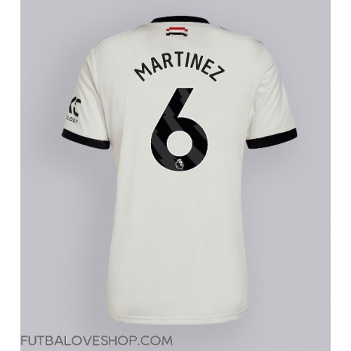 Dres Manchester United Lisandro Martinez #6 Tretina 2024-25 Krátky Rukáv